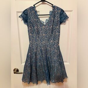 Blue dress